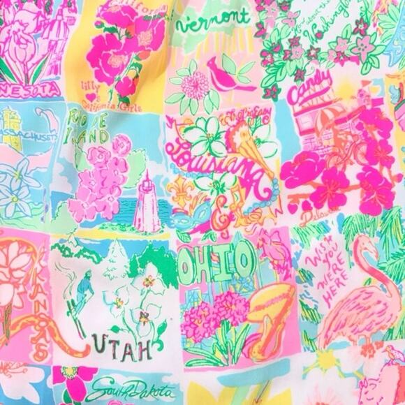 LILLY PULITZER CHRISTA MIDI DRESS  IN STATE OF MIND SIZE SMALL - Picture 7 of 9